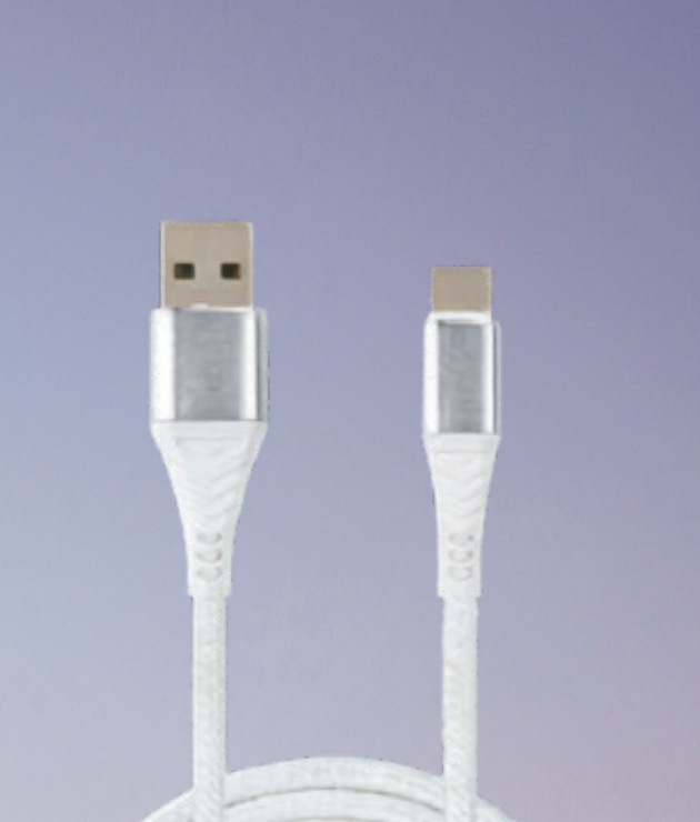 Nylon Braided USB-C Cable with Metal Shell - SIONIX 45W Pearl White